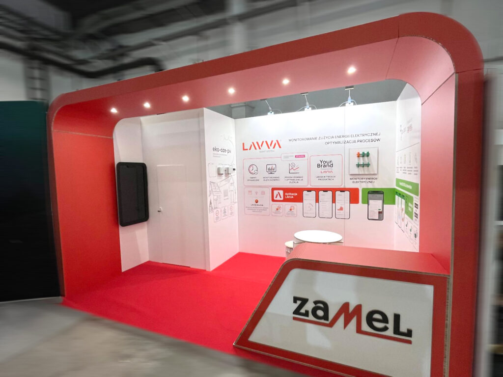 Stoisko z kartonu do samodzielnego montażu