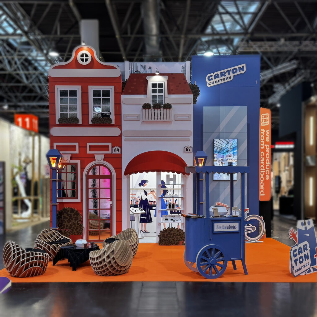 stoiska targowe z kartonu