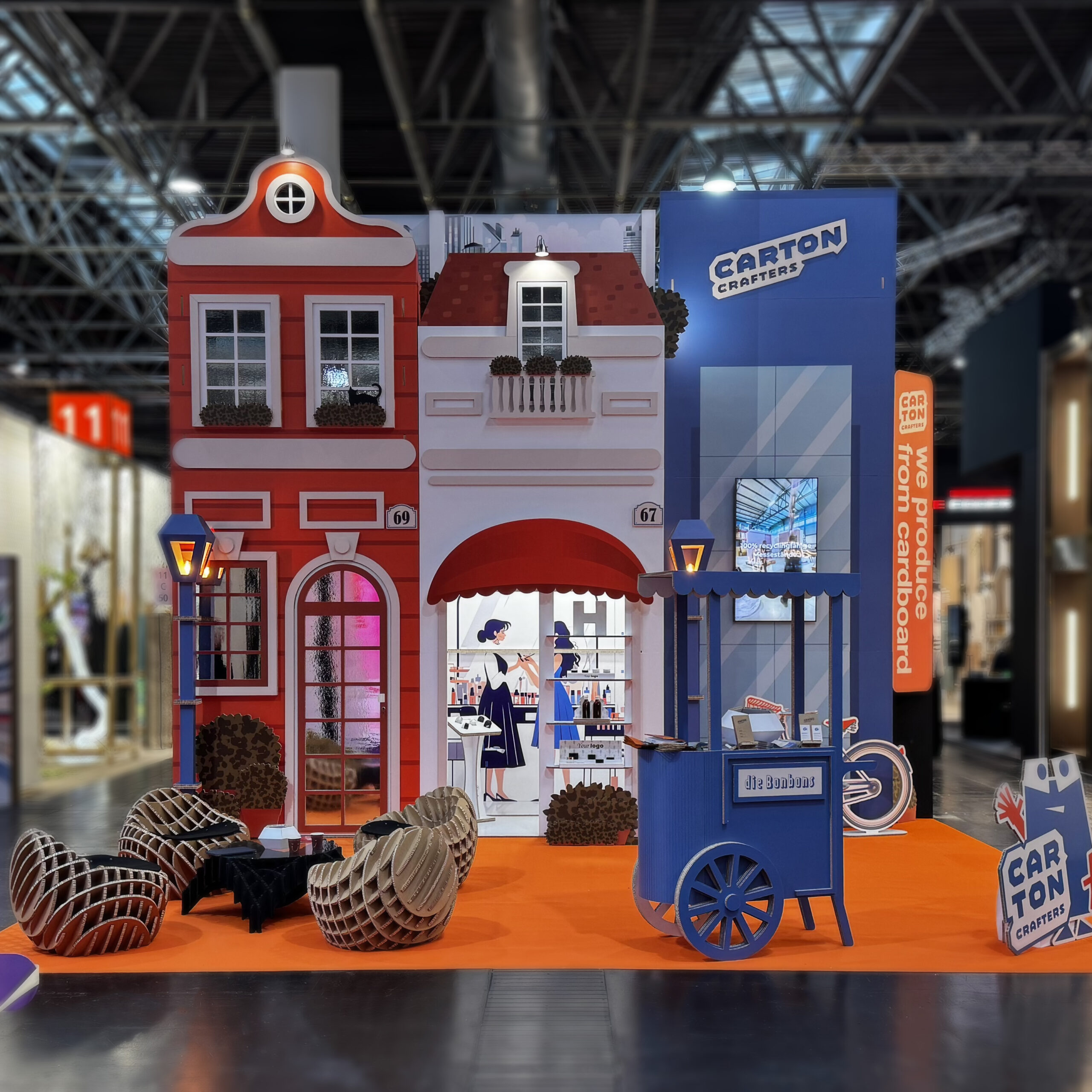 stoiska targowe z kartonu